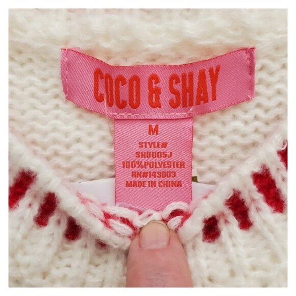 Lobster Design Cream Sweater - Picture 6 of 7